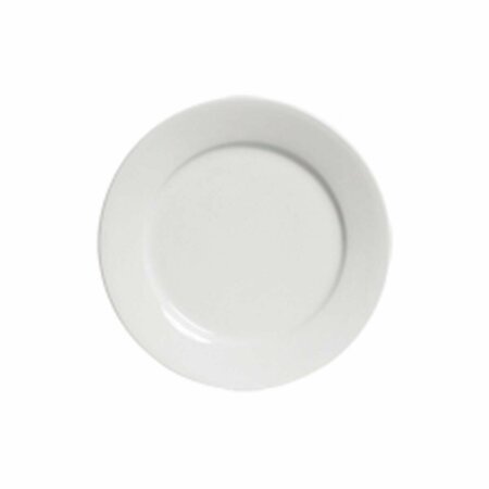 TUXTON CHINA Vitrified China Round Plate Porcelain White - 16 in. - 4 pcs BPA-160